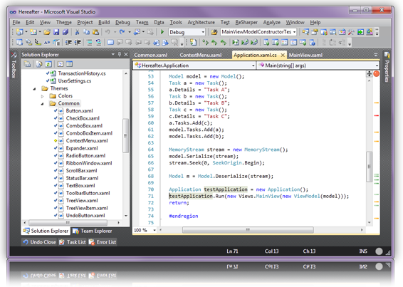 Релиз кандидат Visual Studio 2010